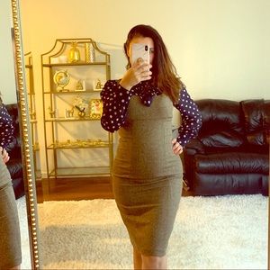 Super sexy DVF wool dress